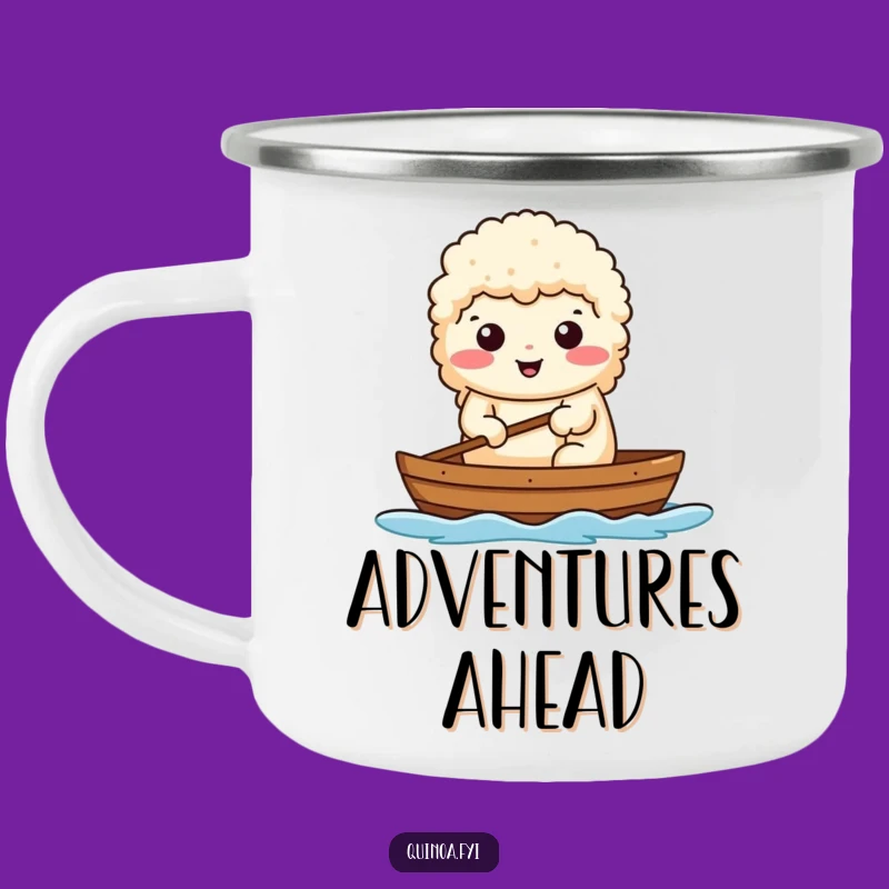 Funny Determined Quinoa Camping Mug: Fuel Your Adventures with This Hilarious Drinkware