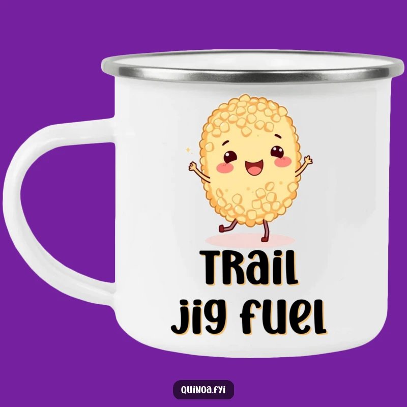 Funny Quinoa Jig Camping Mug: Adventure with this Hilarious Funny Gift