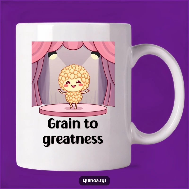Funny Quinoa Dancer Mug: A Hilarious Gift for Health Nuts and Foodie Friends!