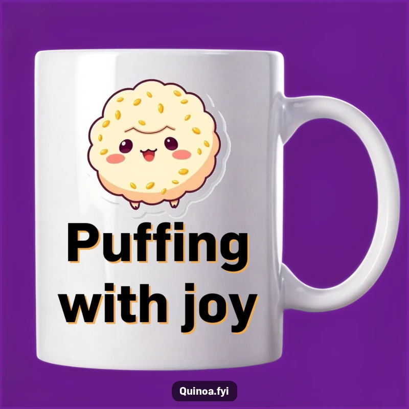 Funny Quinoa Puff Mug - Mischief and Merriment for Your Morning Funny Gift