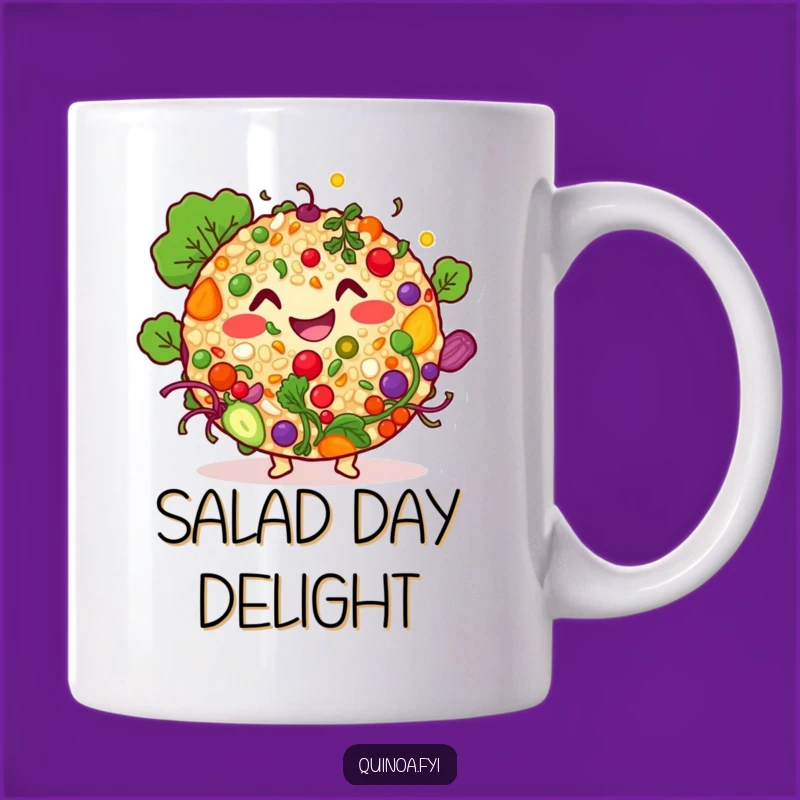 Funny Quinoa Salad Mug - A Happy Meal for Your Morning Funny Gift
