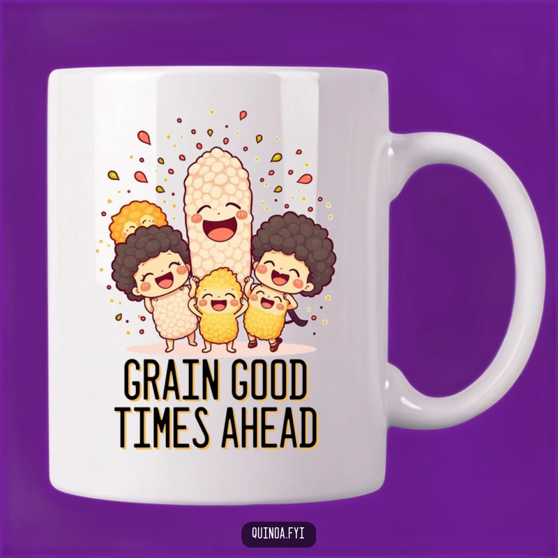 Funny Quinoa Explosion Mug: Joyful Laughter, Perfect Foodie Gift