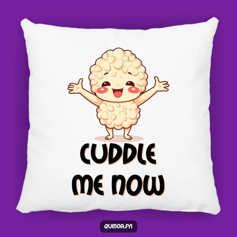 Funny Happy Quinoa Pillow: Add Comfort and Welcome with This Hilarious Accent