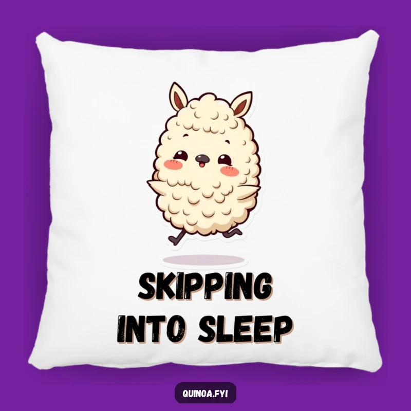 Plush Funny Quinoa Skip Pillow - Snuggle Up with Joy!