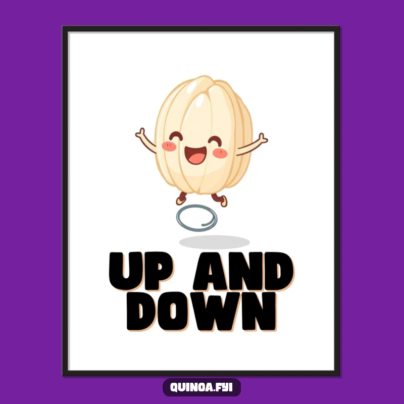 Funny Rice Grain Spring Digital Art - Joyful Bouncing Decor