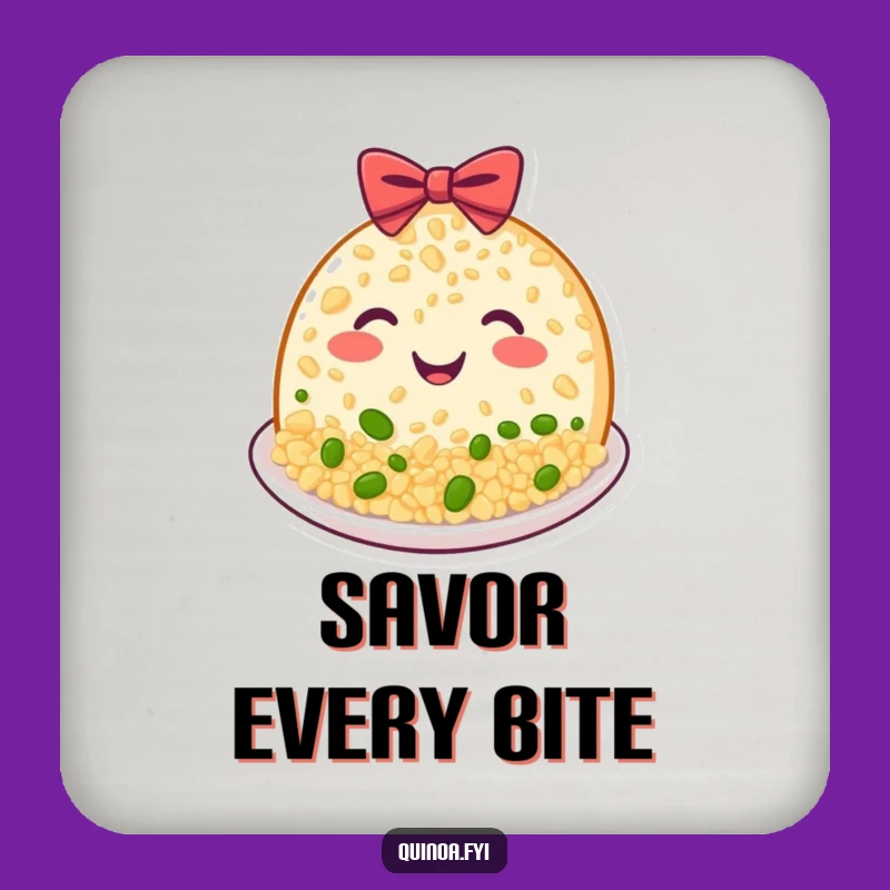 Funny Quinoa Plate Coasters, Beaming Grin Set, Polite Bow Decor, Unique Funny Gift