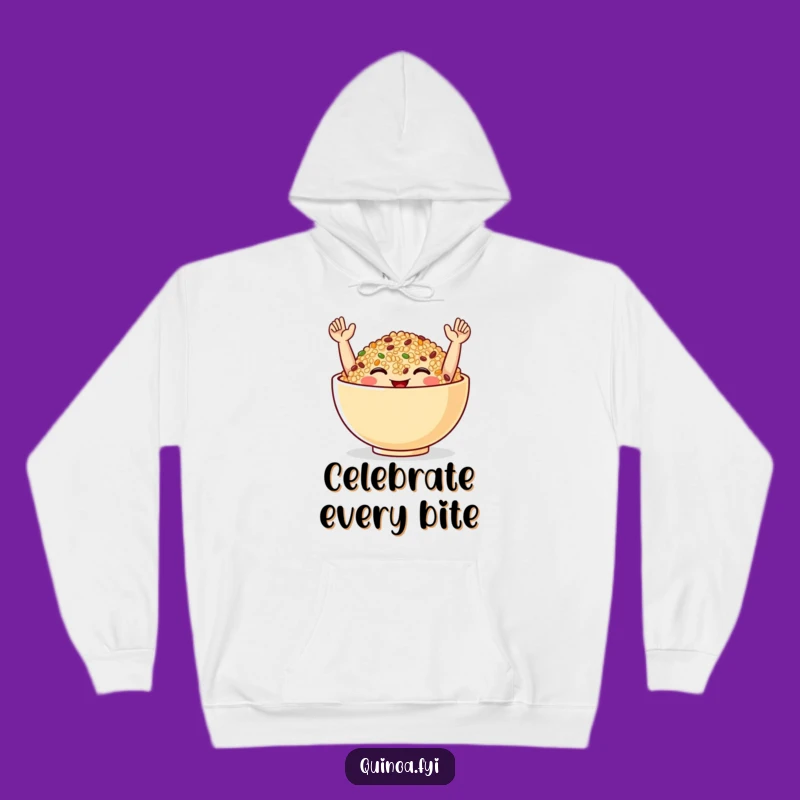Funny Quinoa Bowl Party Hoodie: Cozy Up with Celebration, Funny Gift