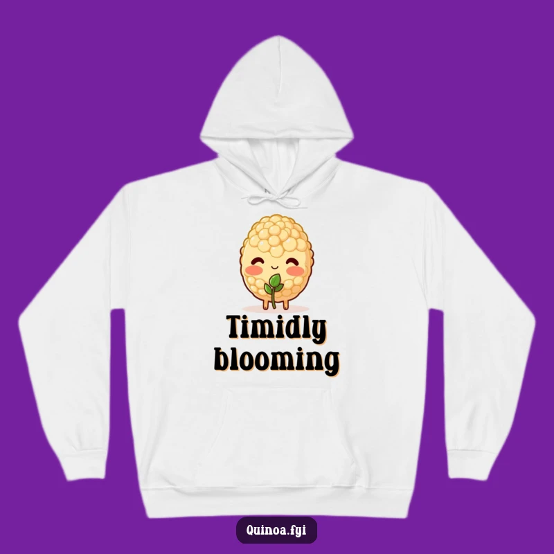 Funny Blushing Quinoa Hoodie: Stay Cozy with This Hilarious and Tender Sweatshirt