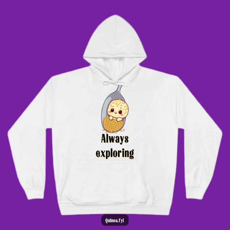 Funny Curious Quinoa Hoodie: Stay Cozy and Curious with This Hilarious Sweatshirt