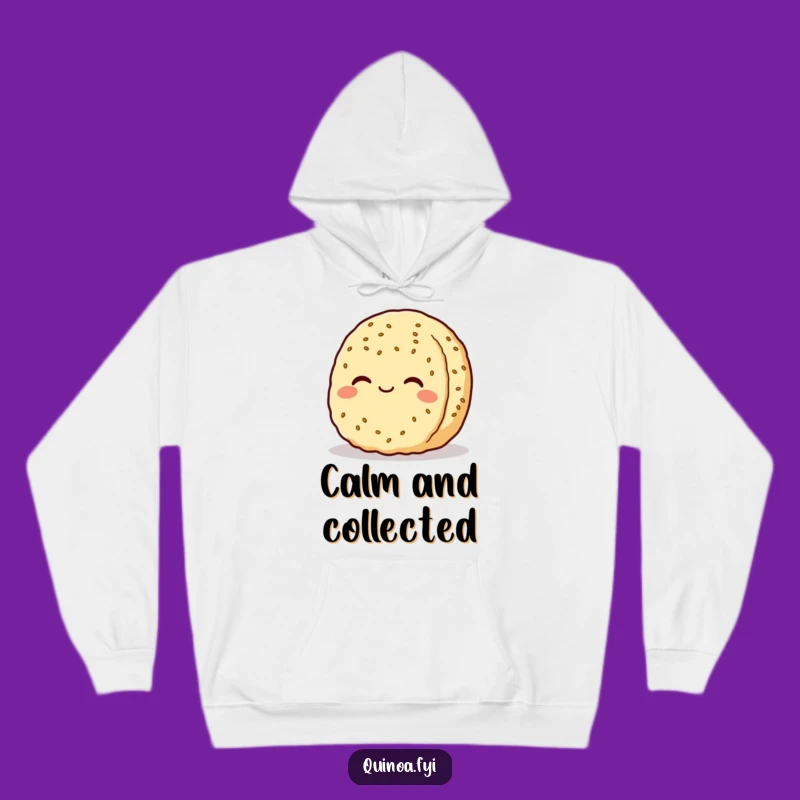 Funny Quinoa Patty Hoodie - Cozy Up with This Contented Funny Gift