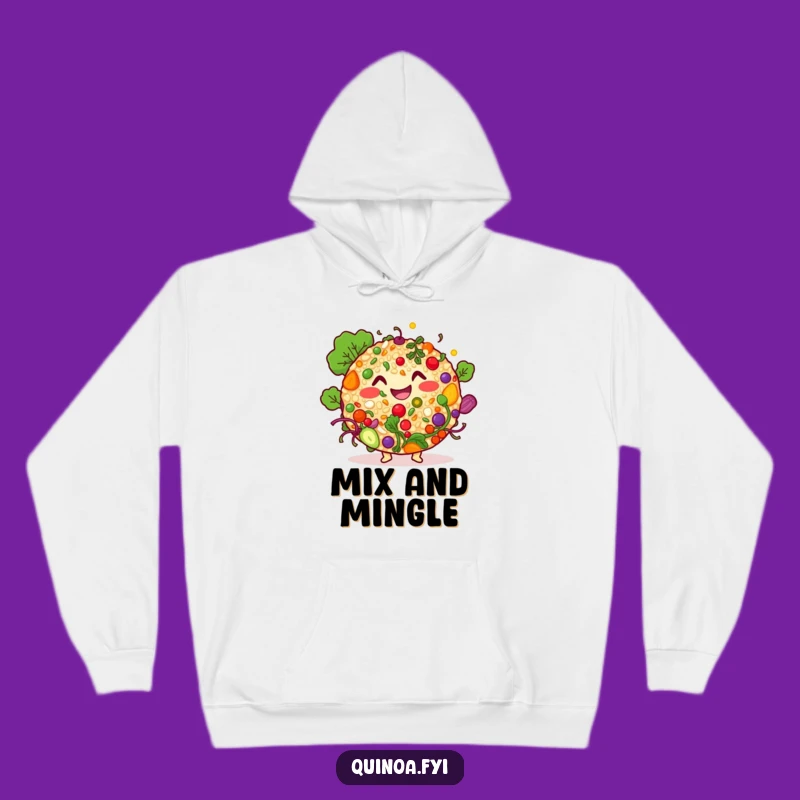 Funny Quinoa Salad Hoodie - Cozy Up with This Deliciously Funny Gift