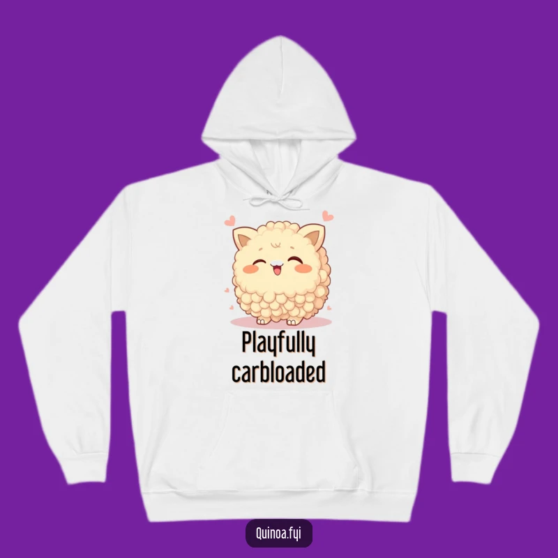 Funny Wobbly Quinoa Wink Hoodie: Cozy & Cheeky, Awesome Funny Gift