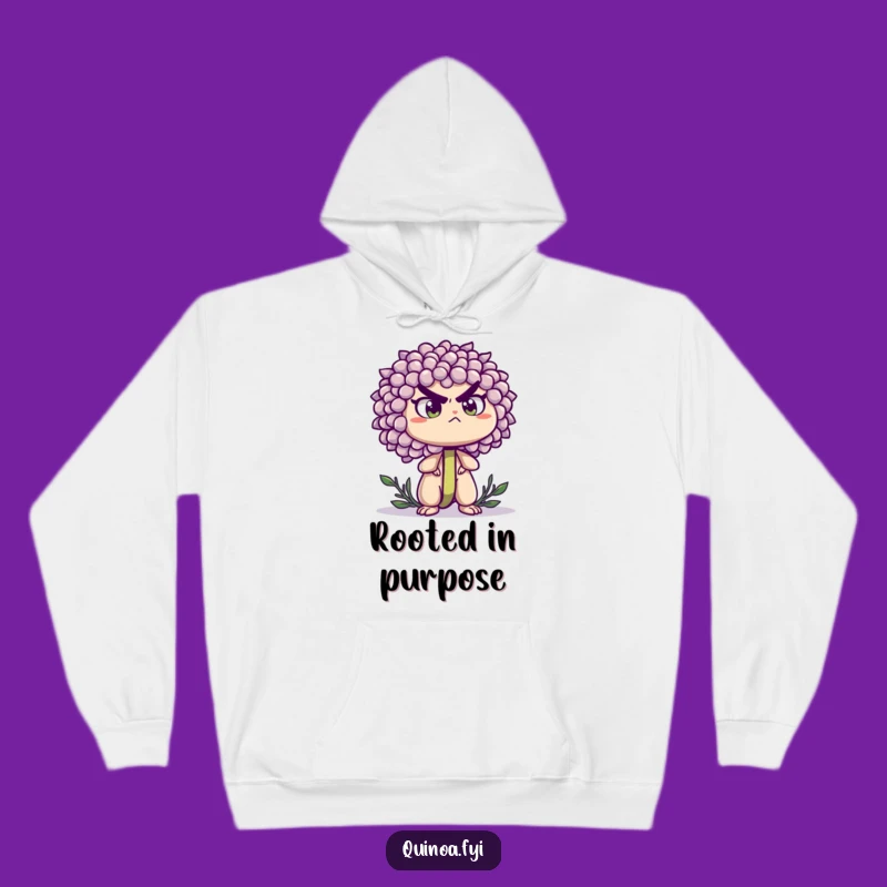 Funny Quinoa Sprout Hoodie - Cozy Wear for Determined Souls
