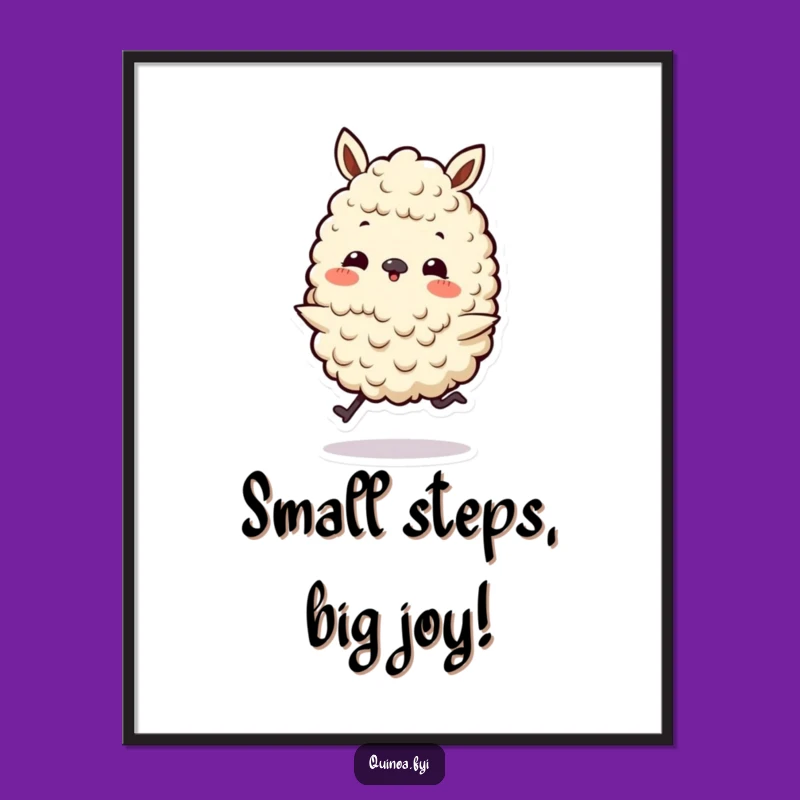 Free Printable Funny Quinoa Skip Wall Art - Whimsical & Cheerful Decor!