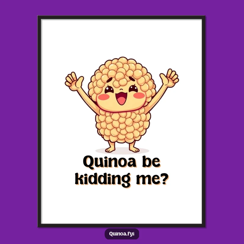 Free Printable Wall Art: Determined Quinoa Cluster - Motivating Downloadable Decor