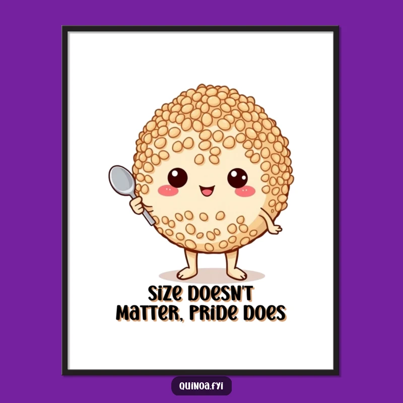 Funny Free Printable Quinoa Wall Art - Proud Character Downloadable Decor