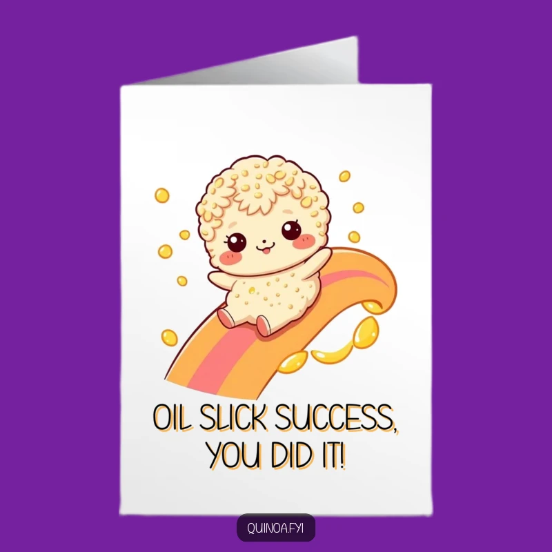 Free Printable Congrats Card: Absurd Quinoa Oil Rainbow - Downloadable Celebration!