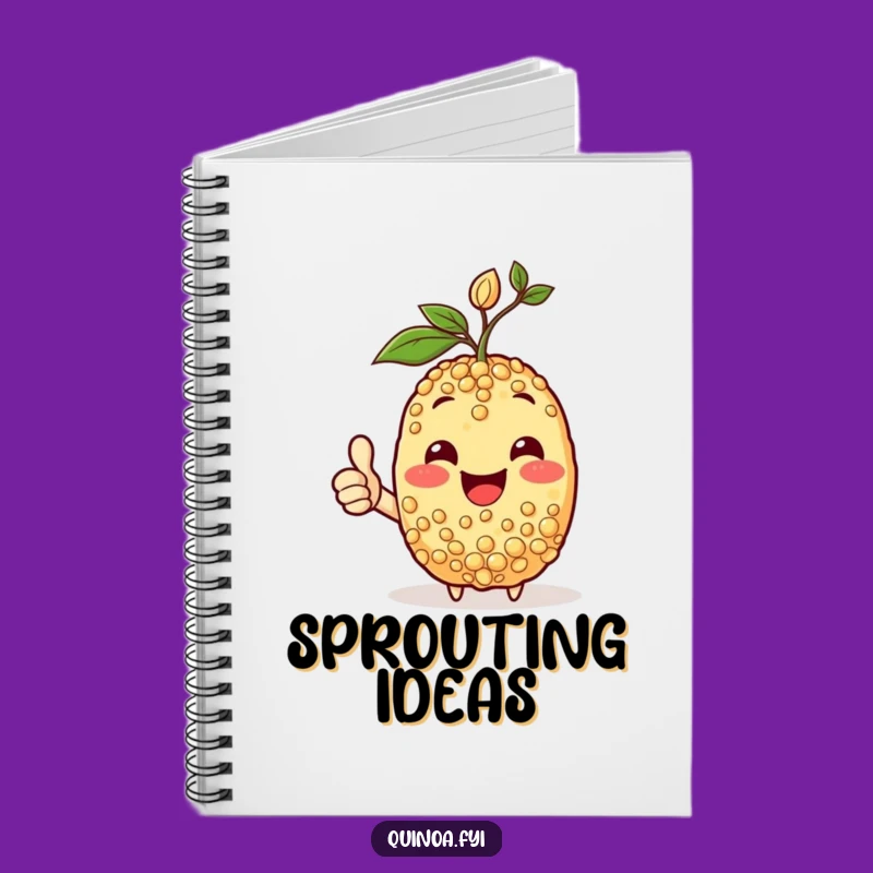 Funny Happy Quinoa Notebook: Jot Down Positive Thoughts