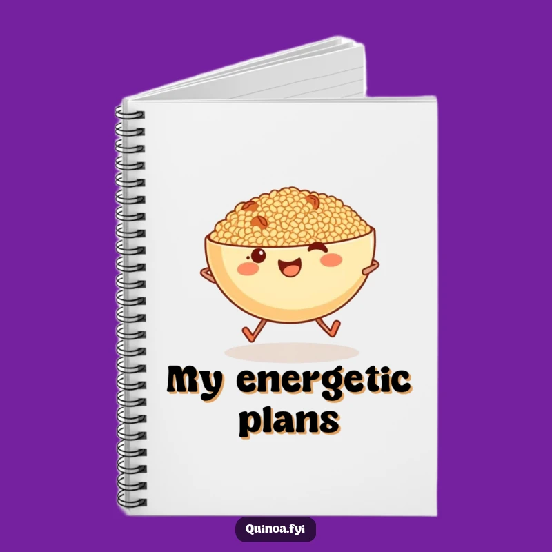 Funny Quinoa Bowl Skipping Notebook: Jot Down Healthy Ideas