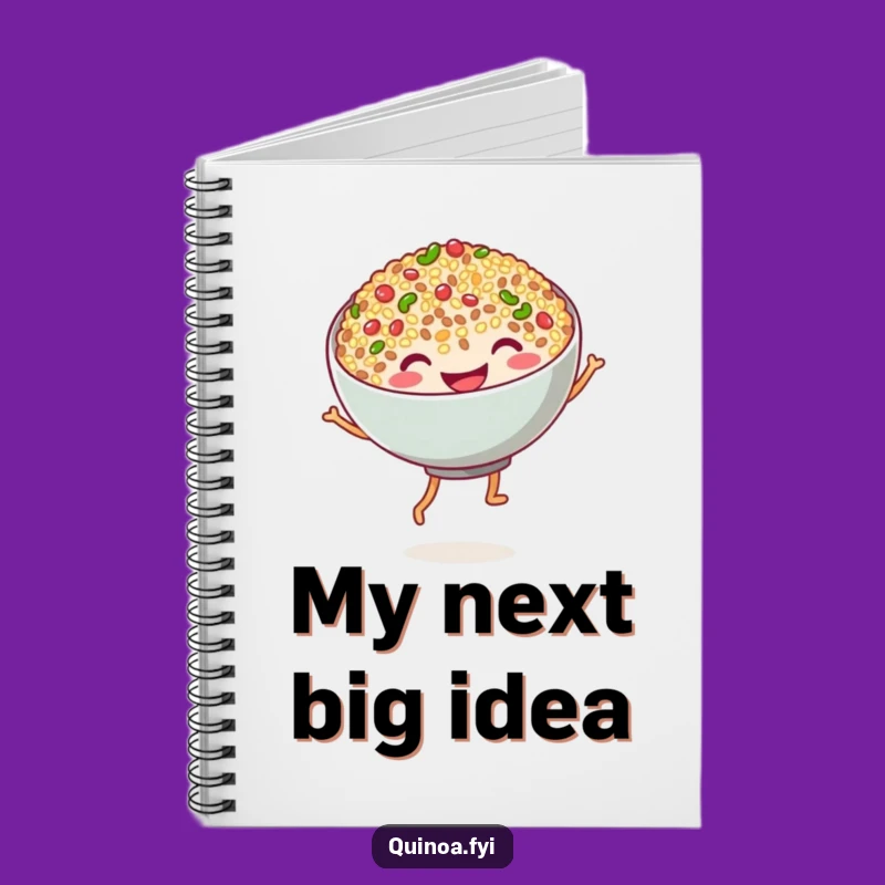 Funny Quinoa Dance Notebook: Jot Down Ideas with a Hilarious Flair!