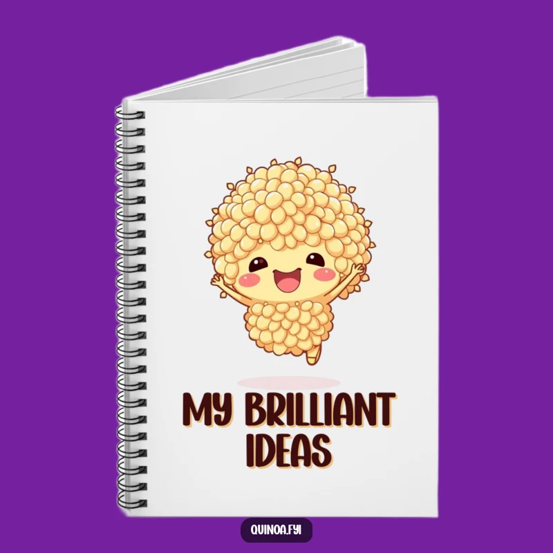 Funny Quinoa Hop Notebook: Jot Down Ideas with this Joyful Grain Cover, A Creative Funny Gift!