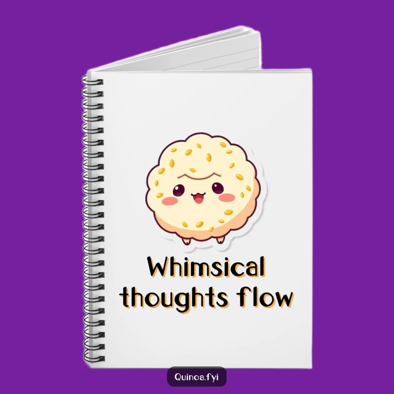 Funny Quinoa Puff Notebook - Jot Down Mischievous Ideas Funny Gift