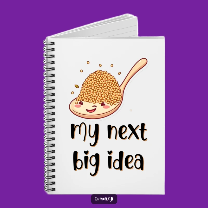 Funny Quinoa Spoon Ride Notebook: Jot Down Ideas with Humorous Style!