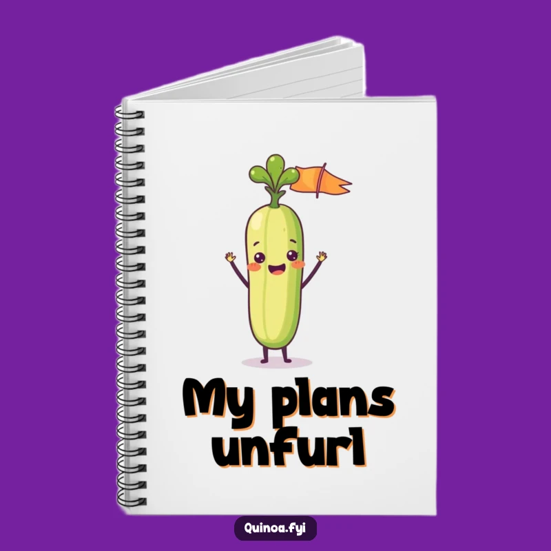 Funny Veggie Stick Flag Notebook - Journal Your Cheerful Ideas