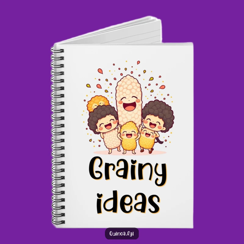 Funny Quinoa Explosion Notebook: Capture Joyful Foodie Thoughts