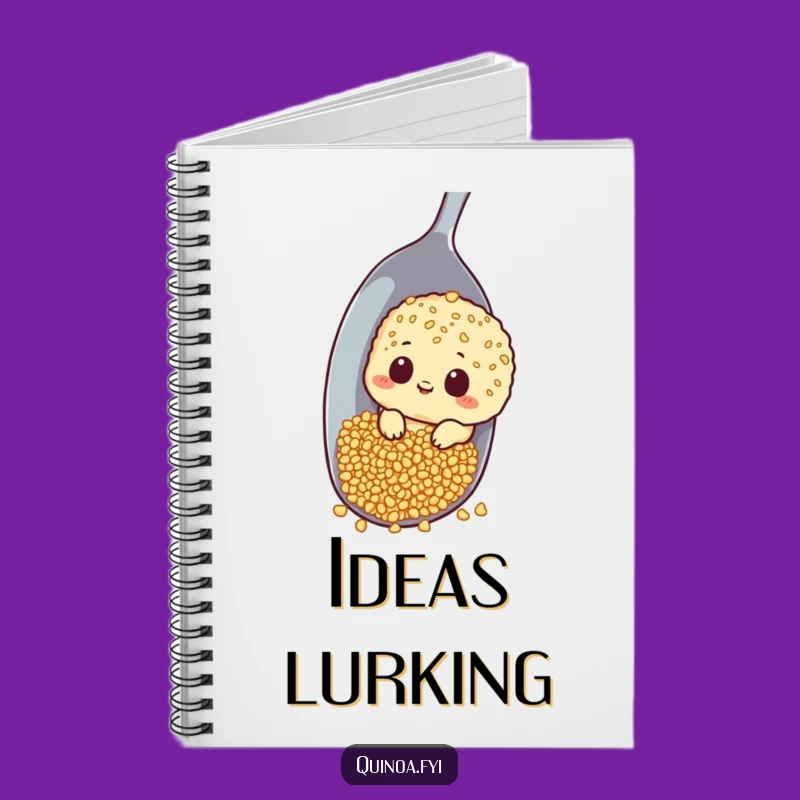 Funny Curious Quinoa Notebook: Jot Down Your Discoveries with This Hilarious Journal