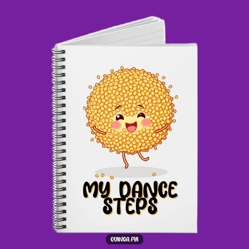 Funny Quinoa Dance Notebook: Jot Down Healthy Ideas