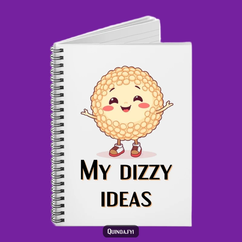 Funny Quinoa Grain Notebook - Hilarious Journal for Happy Thoughts!