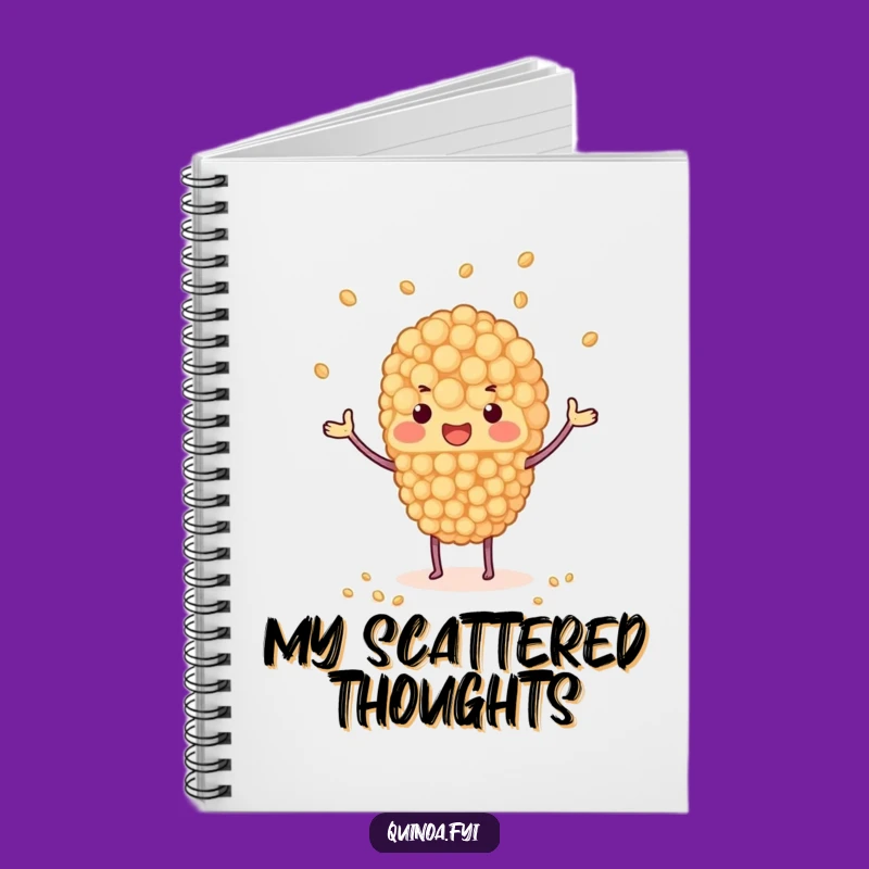 Funny Juggling Quinoa Notebook - Hilarious Journal for Busy Minds!