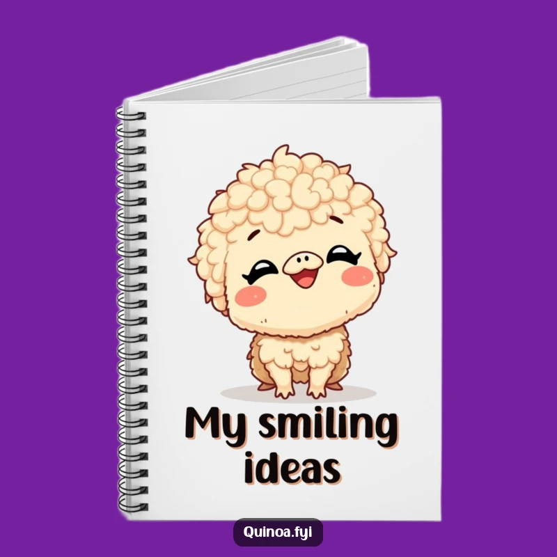 Funny Quinoa Giggle Notebook - For Your Happiest Thoughts!