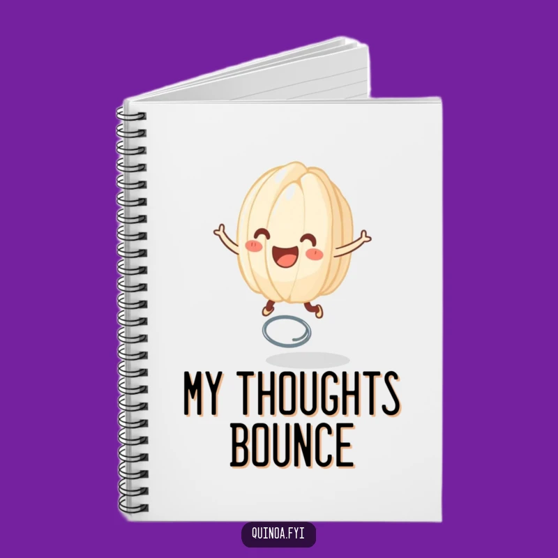 Funny Rice Grain Spring Notebook - Journal Your Bouncy Ideas