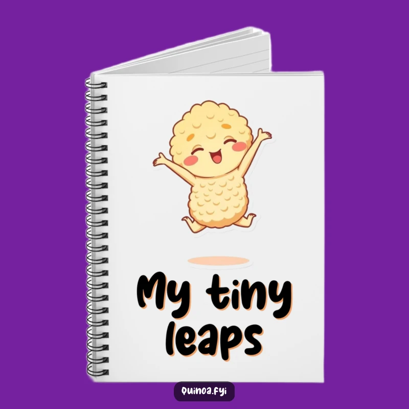 Funny Quinoa Leap Notebook: Jot Down Ideas with Healthy Whimsy