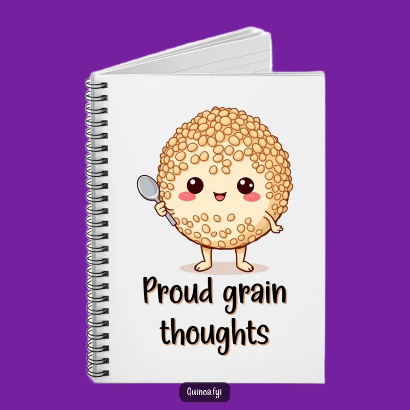 Funny Proud Quinoa Notebook: Jot Down Tiny Spoon Recipes