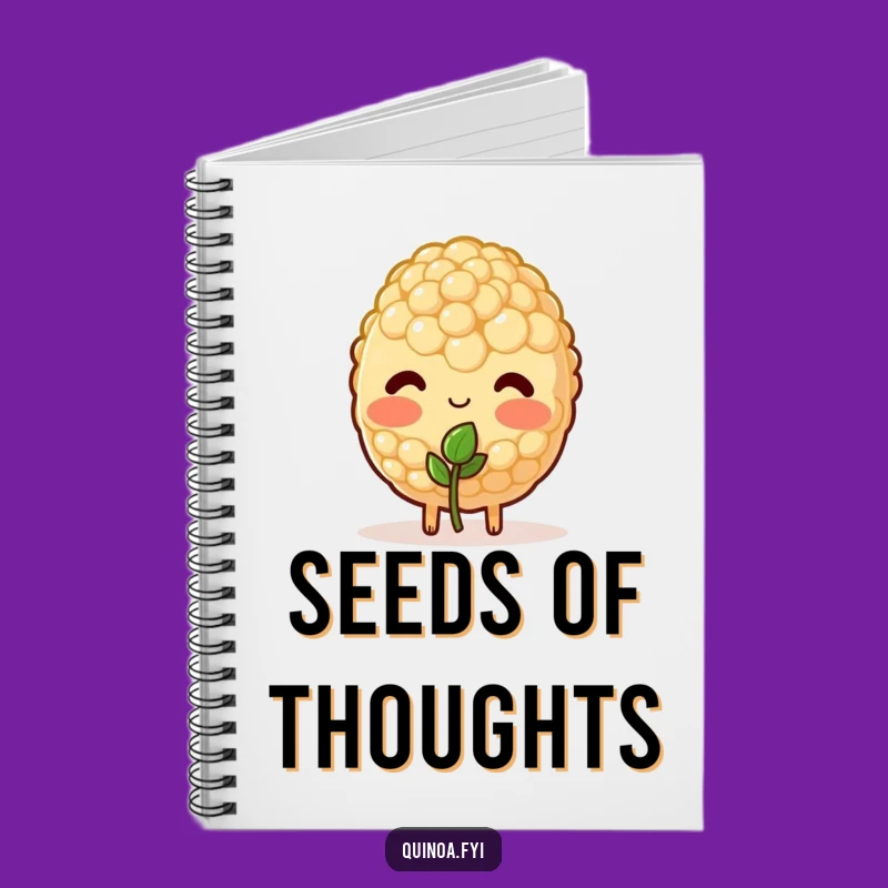 Funny Blushing Quinoa Notebook: Jot Down Your Thoughts with This Hilarious Journal