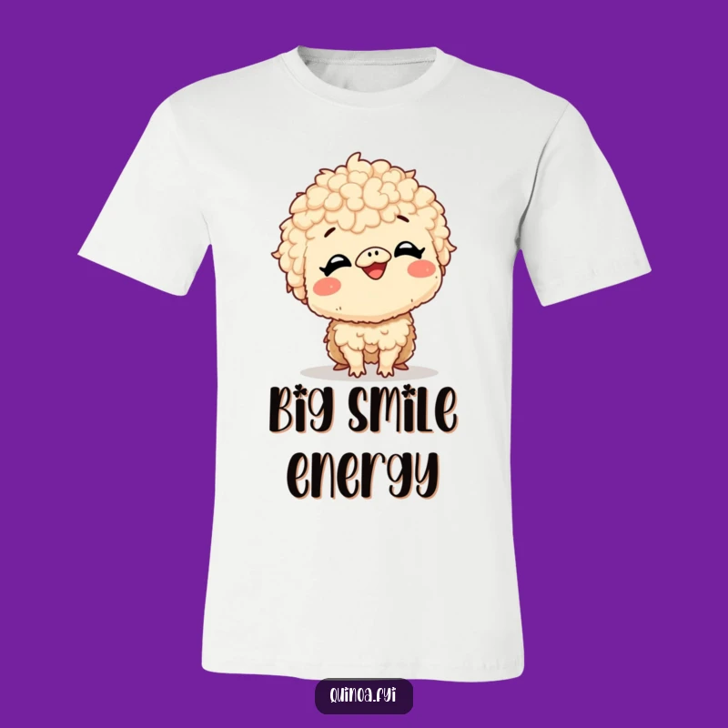 Funny Giggling Quinoa Smile T-Shirt - Wear Your Joy!