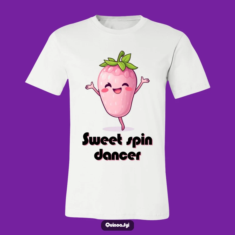 Funny Berry Pirouette T-Shirt - Comedic Fruit Dancer Apparel Gift