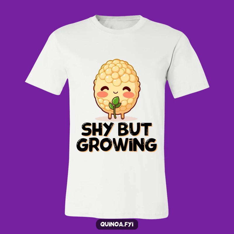 Funny Blushing Quinoa T-Shirt: Wear Your Sweetness with This Hilarious Tee