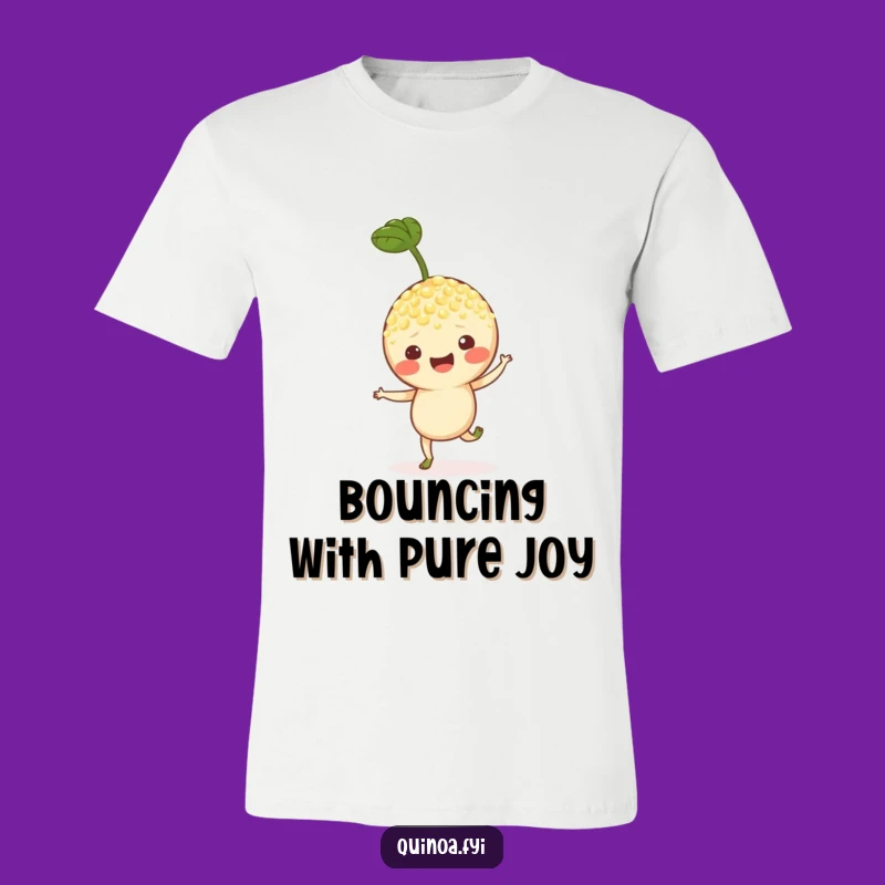 Funny Quinoa Sprout Tee - Wear Your Joyful Hop Around!