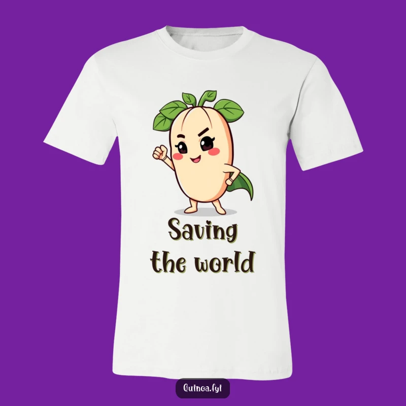 Funny Winking Legume T-Shirt - Your New Favorite Humorous Superhero Tee