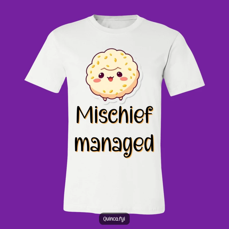 Funny Quinoa Puff T-Shirt - Embrace Your Mischief with This Funny Gift