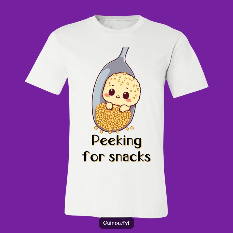 Funny Curious Quinoa T-Shirt: Explore with Humor in This Hilarious Tee