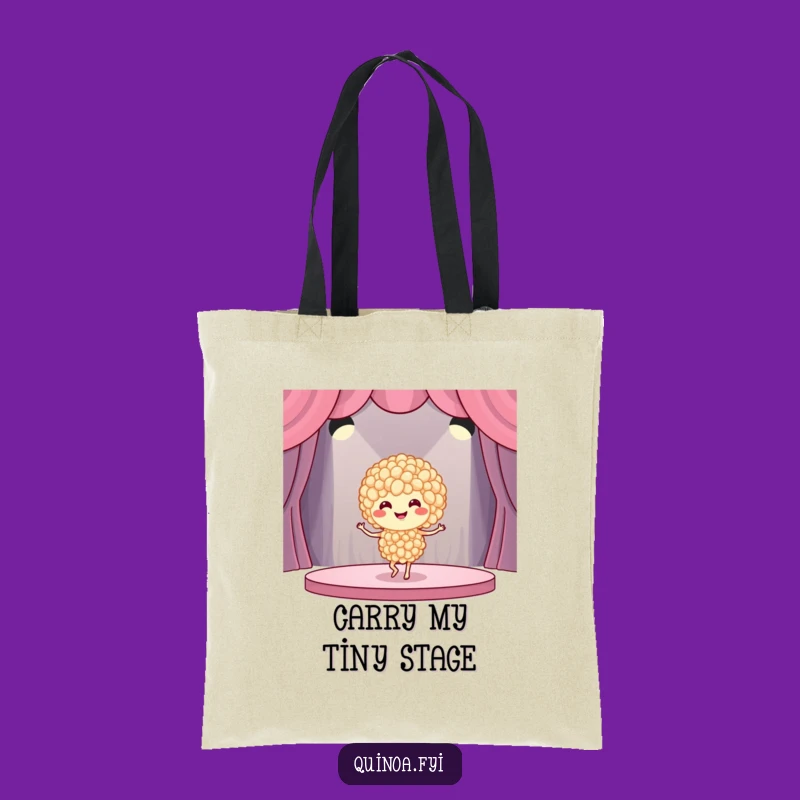 Funny Quinoa Dancer Tote Bag: Carry Your Essentials with Whimsical Charme!