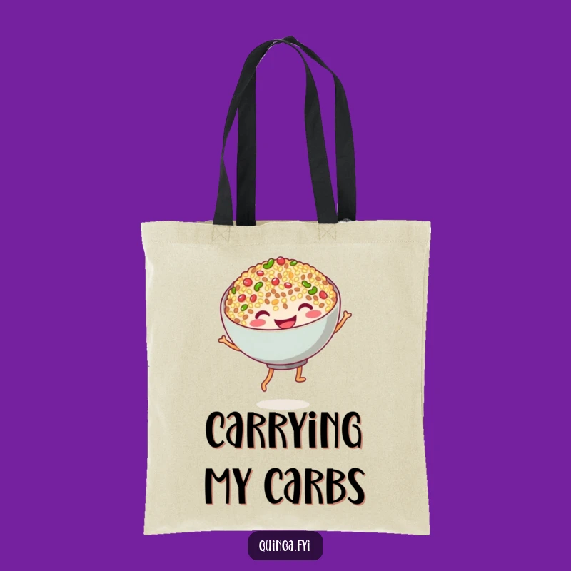 Funny Quinoa Dance Tote Bag: Carry Your Laughs & Groceries!