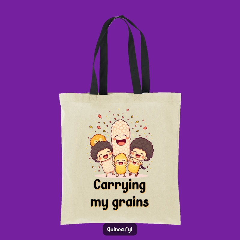 Funny Quinoa Explosion Tote Bag: Carry Your Laughs & Groceries