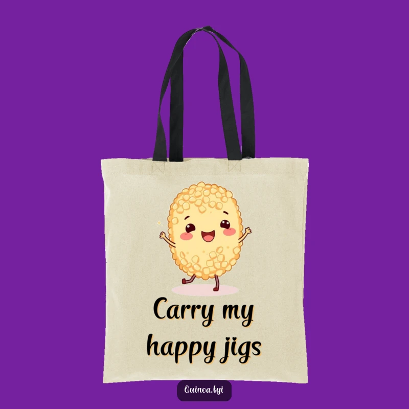Funny Quinoa Jig Tote Bag: Carry Your Laughs with this Funny Gift