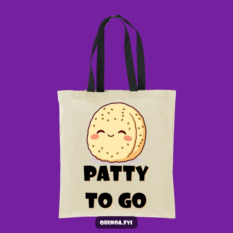 Funny Quinoa Patty Tote Bag - Carry Your Peace with This Funny Gift